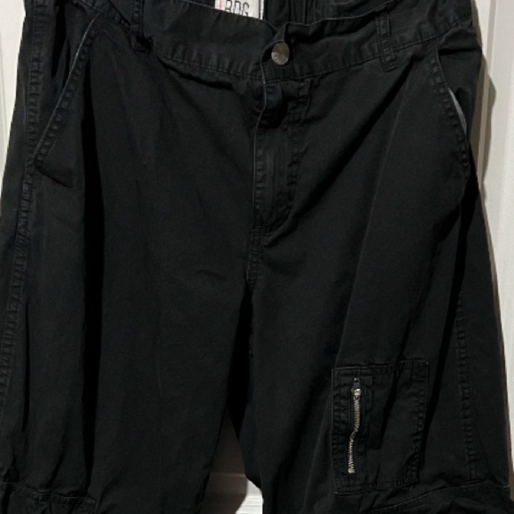 Bdg urban outfitters black cargo pants streetwear casual size 6 - Picture 2 of 7